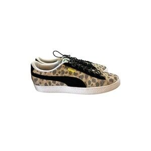 Puma Suede Animal Print Sneakers Granola/Black/White Men’s Size 10.5